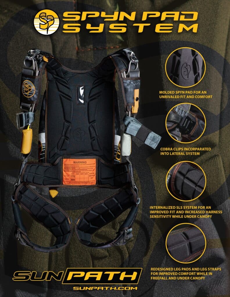 Javelin Odyssey parachute harness/container system3